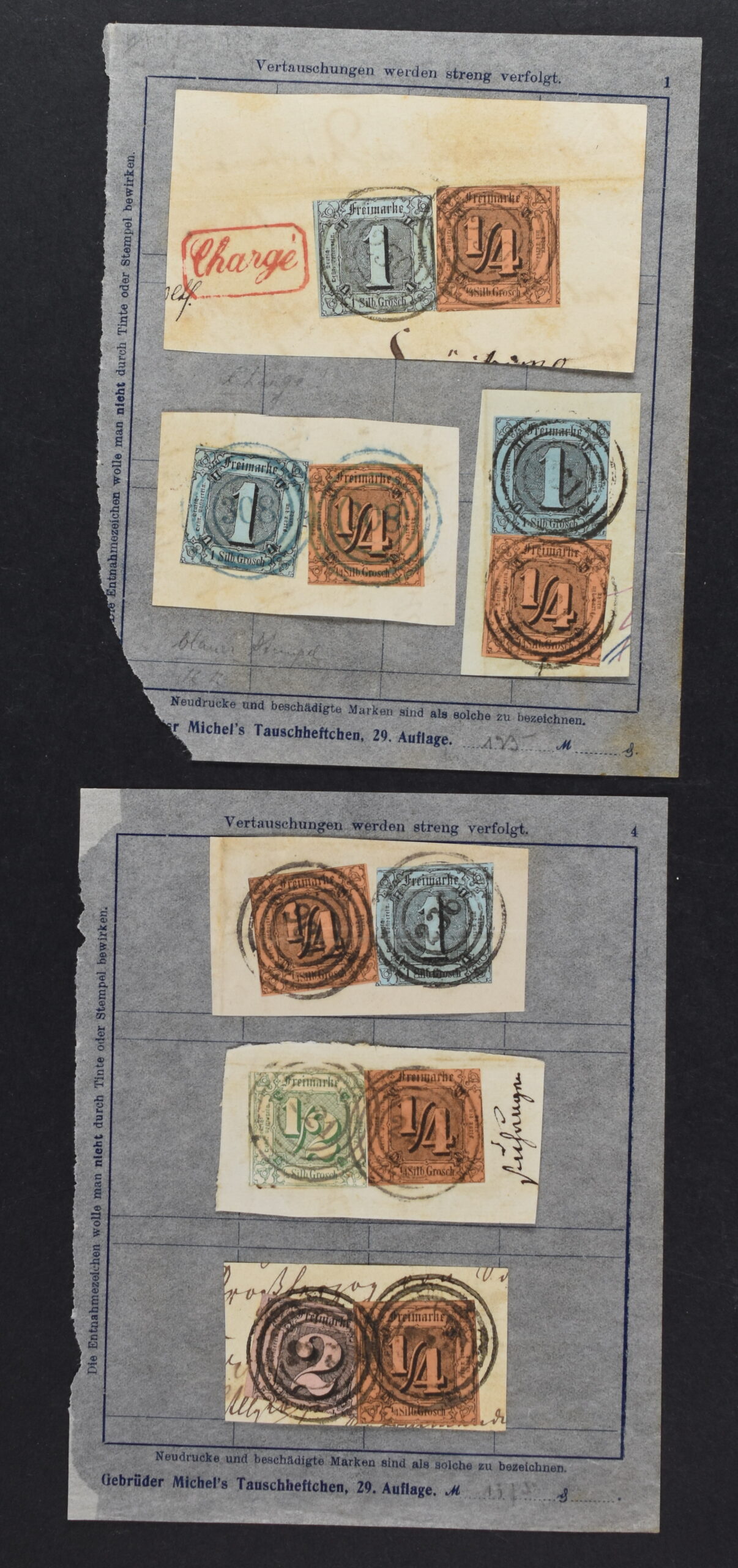 GERMANY, GROUP OLD STATES ON PAGES / <i>Deutschland, Sammlung altdeutscher Staaten auf Albumseiten</i> - Image 5