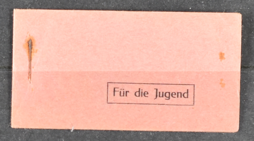 SWITZERLAND, FIRST BOOKLET PRO JUVENTUTE, 1912 <i>Switzerland, erstes Markenheftchen Pro Juventute 1912, postfrisch</i> - Image 4