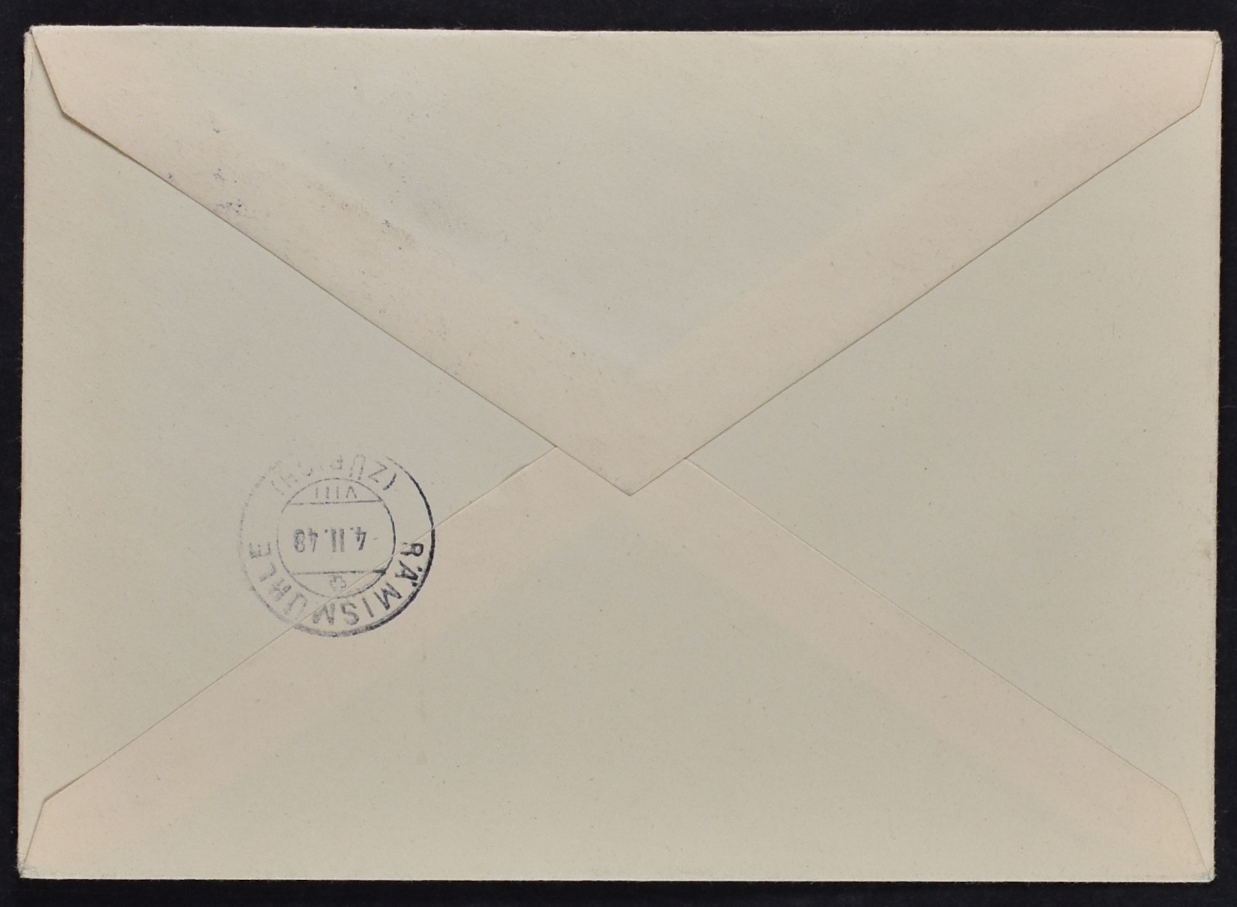 SWITZERLAND, OLYMPIC GAMES 1948 ST MORITZ IN BLOCKS OF 4, ON 4 ENVELOPES <i>Schweiz, Olympische Spiele 1948 St. Moritz in Viererblocks, auf 4 Briefumschlägen.</i> - Image 7