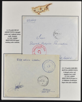 TURKISH CYPRUS, POSTAL HISTORY COLLECTION (CONFLICT ZONE)