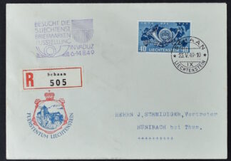 LIECHTENSTEIN, UPU 1949,VF FDC / <i>Liechtenstein, Weltpostverein (UPU) 1949, sehr schöner Ersttagsbrief</i>