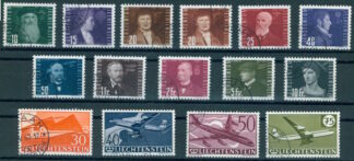 LIECHTENSTEIN, AIRPOST GROUP 1948/50 and 1960, USED