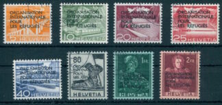 Switzerland OIR (International Refugee Organisation) Complete Set VFU / <i>